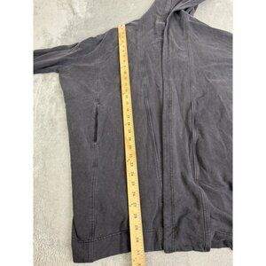 Athleta Women's Mantra Wrap Hooded Cardigan Size Small Black